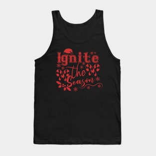 Festive Joy: "Ignite the Season" Winter Apparel Design Tank Top